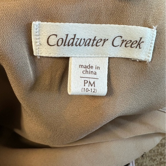 Coldwater Creek multicolored pull on midi skirt size PM - Picture 7 of 9